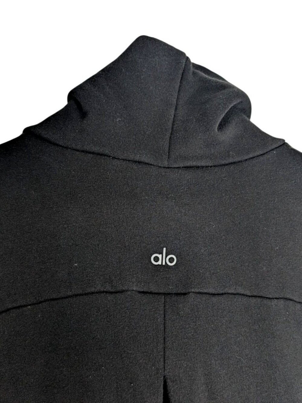 Alo Yoga Haze Funnel Neck Womens Sweatshirt Black Size S - Picture 8 of 11